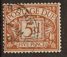 GB POSTAGE DUE 1914 5d SG D7 U YA11 - Strafportzegels