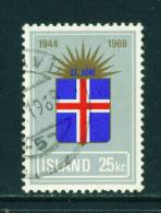 ICELAND - 1969 Republic 25k Used (stock Scan) - Oblitérés