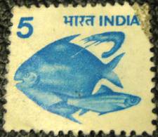 India 1979 Fish 5np - Used - Oblitérés