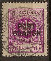 DANZIG (POLISH) 1925 50g SG R11 U YB42 - Port Gdansk