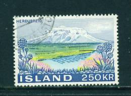 ICELAND - 1972 Mount Herdubreid 250k Used (stock Scan) - Usati