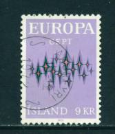 ICELAND - 1972 Europa 9k Used (stock Scan) - Usati
