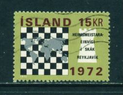ICELAND - 1972 Chess 15k Used (stock Scan) - Oblitérés