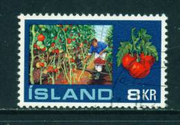ICELAND - 1972 Hot House Cultivation 8k Used (stock Scan) - Usados