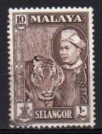 MALAYA SELANGOR - 1957 YT 72 USED - Selangor