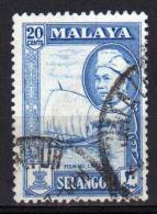 MALAYA SELANGOR - 1957 YT 73 USED - Selangor