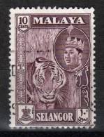 MALAYA SELANGOR - 1961/62 YT 84 USED - Selangor