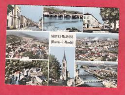 Delcampe - CPSM - NEUVES MAISONS - Rue Du Capitaine Caillon - Carrefour - Mine Du Val De Fer - Neuves Maisons