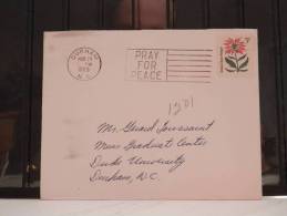 21 Novembre 1965 Durham - Pray For Peace - Storia Postale