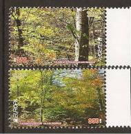 ARMENIA - EUROPA 2011 -TEMA ANUAL  " BOSQUES".- SERIE  2 V. -  DENTADO  (PERFORATED) - 2011