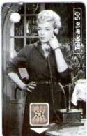 TELE CARTE France Telecom 50 ( Simone Signoret) - 1987
