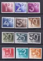 GreatBritain1982: Michel Portomarken89-100mnh** Catalogue Value30Euros - Postage Due