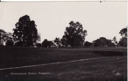 SINGAPORE-CHINE-CHINA- ASIE-ASIEN -Carte Photo - Government House  -   VOIR 2 SCANS - - China