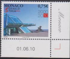 Monaco Mi 3001 10th Anniversary Of The Grimaldi Forum * * - Neufs