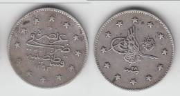 TURQUIE - TURKEY **** 2 KURUSH AH1293-28 (1902) ABDUL HAMID II - ARGENT - SILVER **** EN ACHAT IMMEDIAT !!! - Turkey