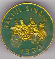 Romania Old Rally Pin Badge - Sinaia Rally (green) - Rallye