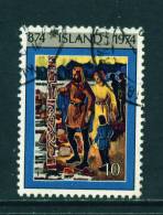 ICELAND - 1974 Icelandic Settlement 10k Used (stock Scan) - Oblitérés