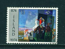 ICELAND - 1974 Icelandic Settlement 13k Used (stock Scan) - Usati