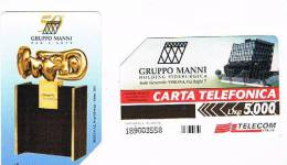 TELECOM ITALIA  -  OMAGGIO PRIVATE - CAT. C.&C. 3357 -  MANNI: SCULTURA (BERROCAL: OPUS 386)  5.000 - USATA - Private TK - Ehrungen