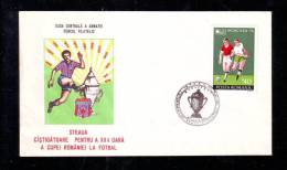 FOOTBALL CHAMPIONSHIP, STEAUA, SPECIAL COVER, OBLITERATION ON COVER, 1976, ROMANIA - Clubs Mythiques