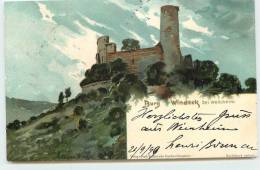 BURG WINDECK Bei Weinheim - Carte Illustrée Par Edgar Meyer. - Buehl