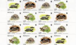 MONACO N°1805/1808 En Feuillet - TORTUES - Cote 26 € - Schildpadden