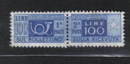 R290 - REPUBBLICA , Pacchi Postali Ruota Il 100 Lire N. 77  Linguellato  * - Postpaketten