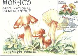 MONACO - Parc National Du Mercantour  - Timbre Et Tampon Jour D'émission - Maximumkaarten