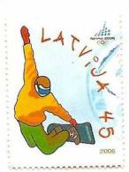 LATVIA - 2006 - Olimpic Games In TORINO - Used - Hiver 2006: Torino