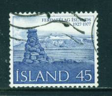 ICELAND - 1977 Touring Club 45k Used (stock Scan) - Used Stamps