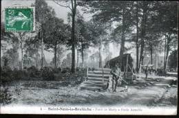 78 - SAINT NOM LA BRETECHE - FORET DE MARLY - ETOILE AIMABLE - TRAVAIL DU BOIS - St. Nom La Breteche