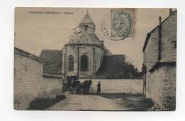 CPA 51 : JONCHERY SUR VESLE  église Avec Attelage   1906       A  VOIR  !!!! - Jonchery-sur-Vesle