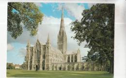 BT2017 Salisbury Cathedral West Front    2 Scans - Salisbury