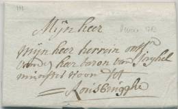 589/20 - Lettre Précurseur 1782  VEURNE Vers ROUSBRUGGHE - 1714-1794 (Pays-Bas Autrichiens)