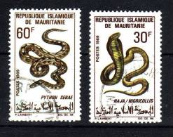 Mauritanie YV 265/5 O 1969 Serpents - Serpents