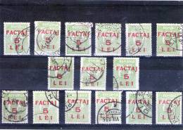 1926 - Timbre-poste De 1919 Avec Surcharge Mi No 5 Et Yv 5 LOT X 15 - Pacchi Postali