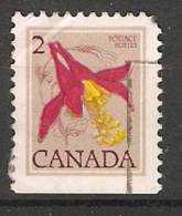 Canada  1977 -86  Difinitives: Flowers, Red Columbine  (o) Recess + Photo - Francobolli (singoli)