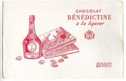 981B) Buvard - CHOCOLAT BENEDICTINE A LA LIQUEUR - Cacao