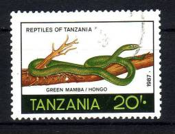 Tanzanie  YV 328 O 1987 Mamba - Snakes