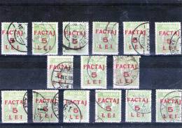 1926 - Timbre-poste De 1919 Avec Surcharge Mi No 5 Et Yv 5 LOT X 15 - Paketmarken