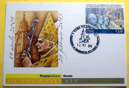 ITALY 2013 - OFFICIAL MAXIMUN CARD IN HONOR OF POPE BENEDICT XVI - CONCLAVE - Maximumkaarten