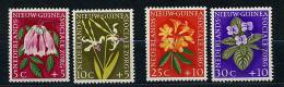 Nelle Guinée Néerlandaise** N° 52 à 55 - Fleurs - Nederlands Nieuw-Guinea