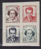 MONACO  - 1949 - Mini Bloc Neuf Sans Charnière Avec N°:  334 B - 335 B  - 336 B - 337 B -- Côte 68,00 Euros - Nuevos