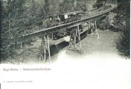 CPA  SUISSE, Rigi-Bahn, Schnurtobelbrücke  6180 - Structures