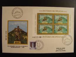 SPECIAL LIMITED EDITION FDC INTEREUROPEANA 1978 PARLEMENT EUROPEEN CONSEIL DE L´ EUROPE EDITION LIMITE ?? EX. - Covers & Documents