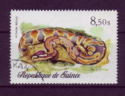 Guinée YV 602 O 1977 Serpent - Serpents