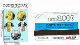 TELECOM ITALIA (PERIODO SIP) PRIVATE PUBBLICHE CAT. C.& C. 3246  -  COINS TODAY , VERONA 2.000 - NUOVA - Private-Omaggi