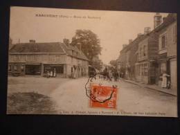 EURE (27) Cpa : Harcourt ; Route Du Neubourg - Harcourt