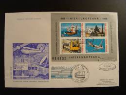 SPECIAL LIMITED EDITION FDC INTEREUROPEANA 1988 PARLEMENT EUROPEEN CONSEIL DE L´ EUROPE EDITION LIMITE 30 EX TRANSPORT . - Covers & Documents