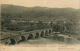 34  LAMALOU LES BAINS ENVIRONS   HERAULT  LE POUJOL  VUE GENERALE - Lamalou Les Bains